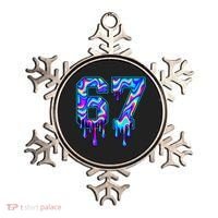 Trippy Swirl Six Seven Drip 6-7 Meme 67 Slang Ornament thumb 0