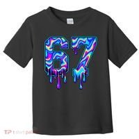 Trippy Swirl Six Seven Drip 6-7 Meme 67 Slang Toddler T-Shirt thumb 0