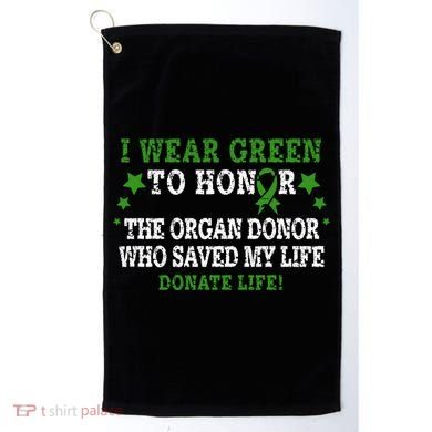 TRANSPLANT SURGERY SURVIVOR Golf Towel
