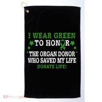 TRANSPLANT SURGERY SURVIVOR Golf Towel thumb 0