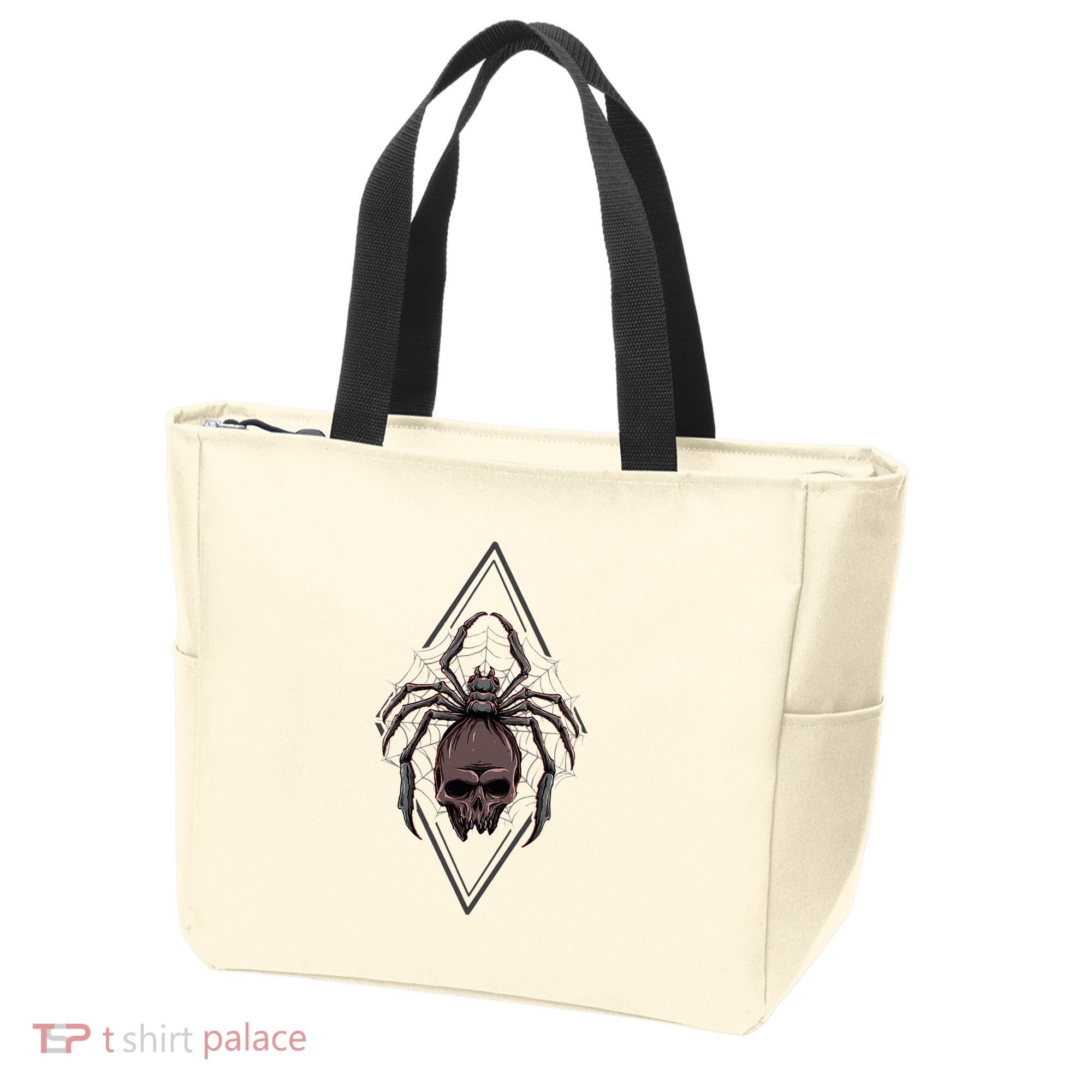 Tarantula Skull Spider Tote Bag