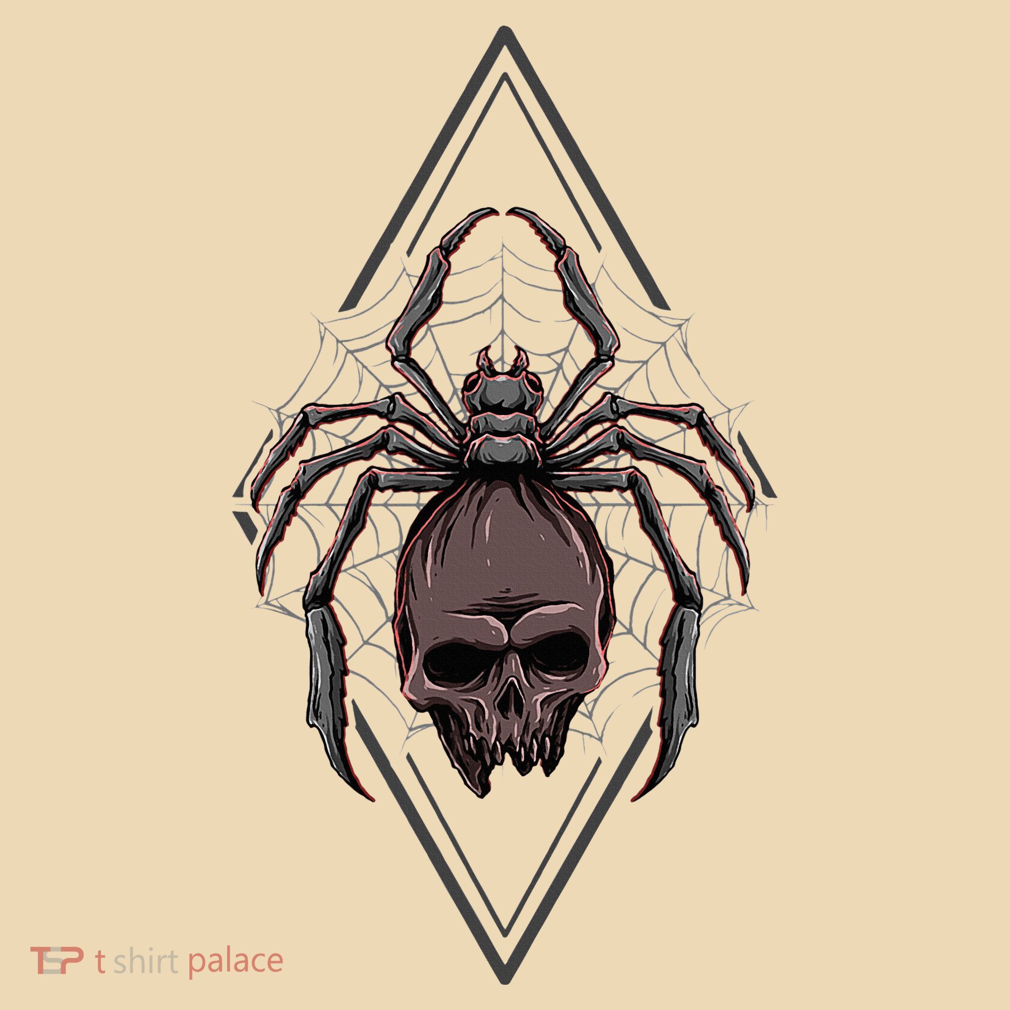 Tarantula Skull Spider Tote Bag