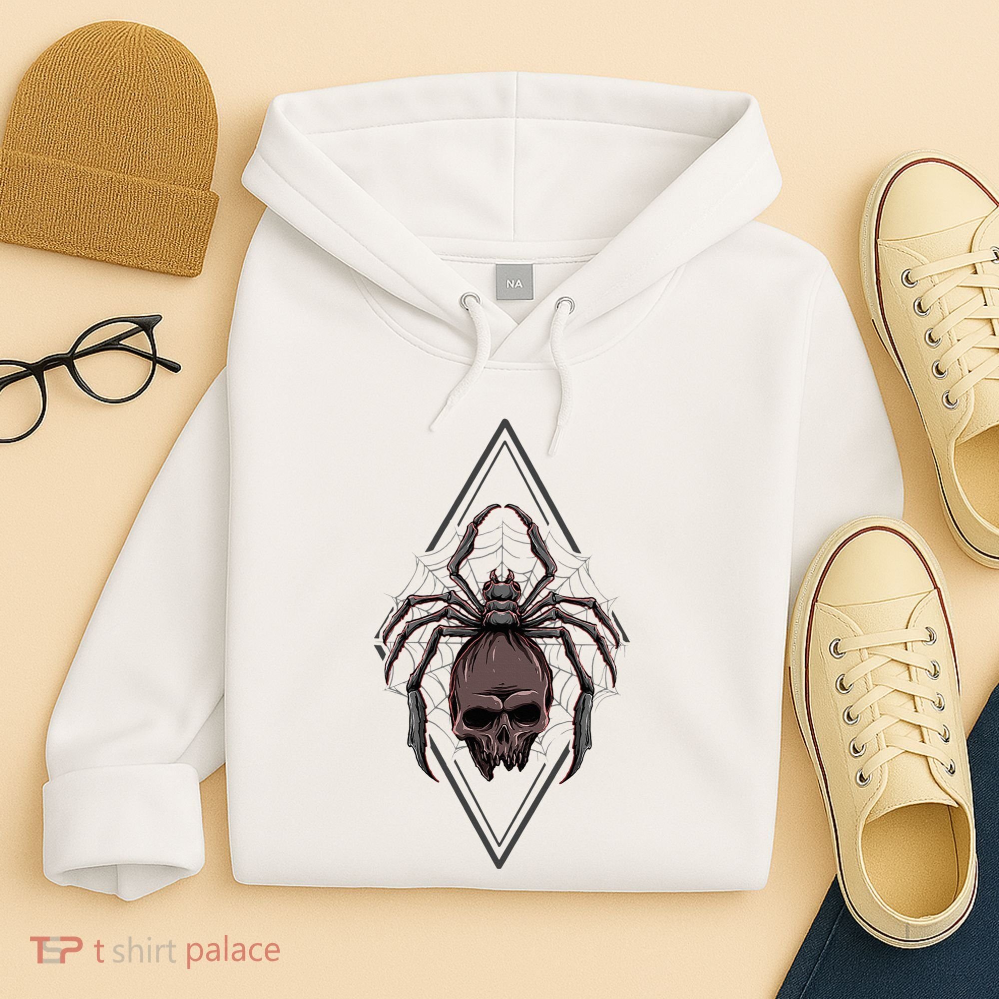 Tarantula Skull Spider Hoodie