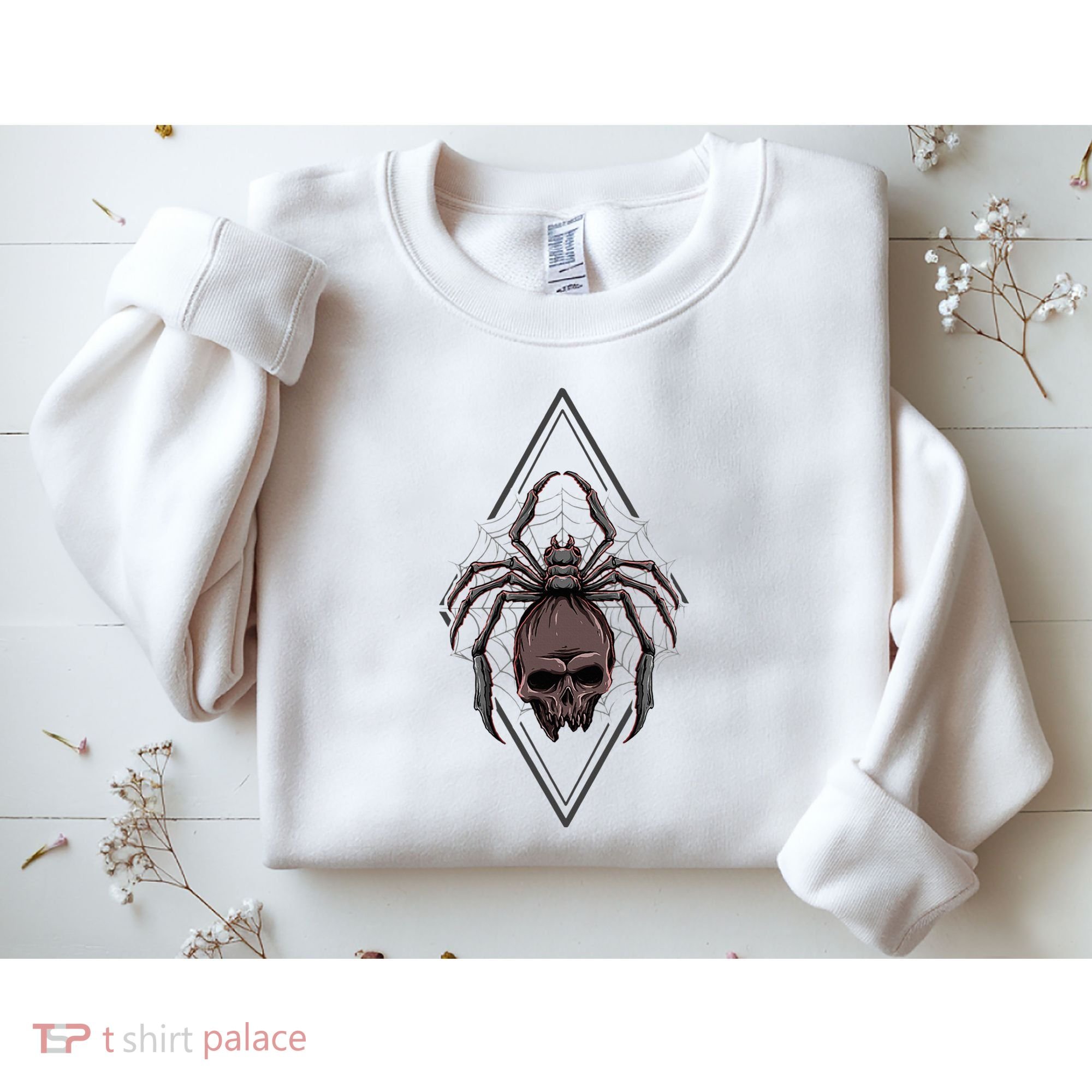 Tarantula Skull Spider Sweatshirt