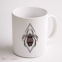 Tarantula Skull Spider Coffee Mug thumb 1