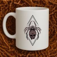 Tarantula Skull Spider Coffee Mug thumb 2