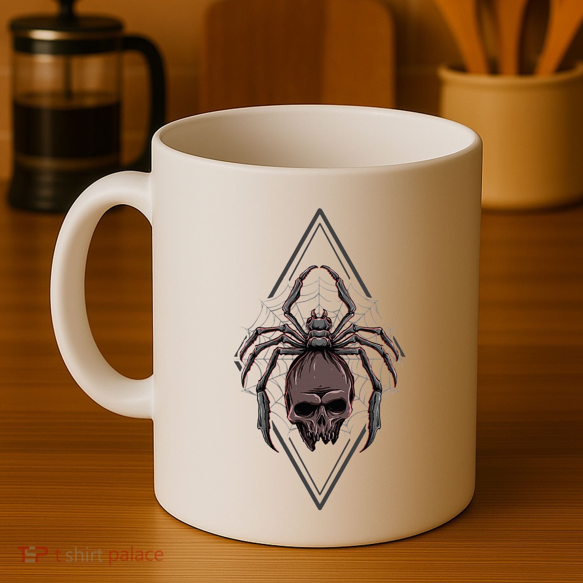 Tarantula Skull Spider Coffee Mug