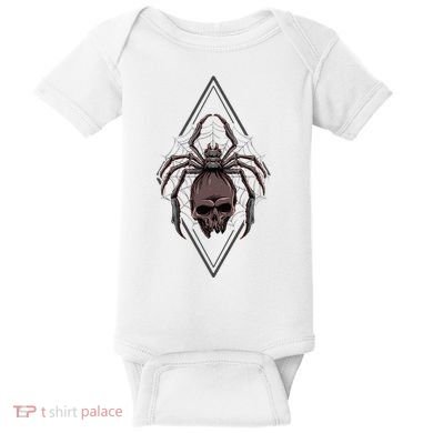 Tarantula Skull Spider Baby Bodysuit