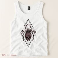 Tarantula Skull Spider Tank Top thumb 2