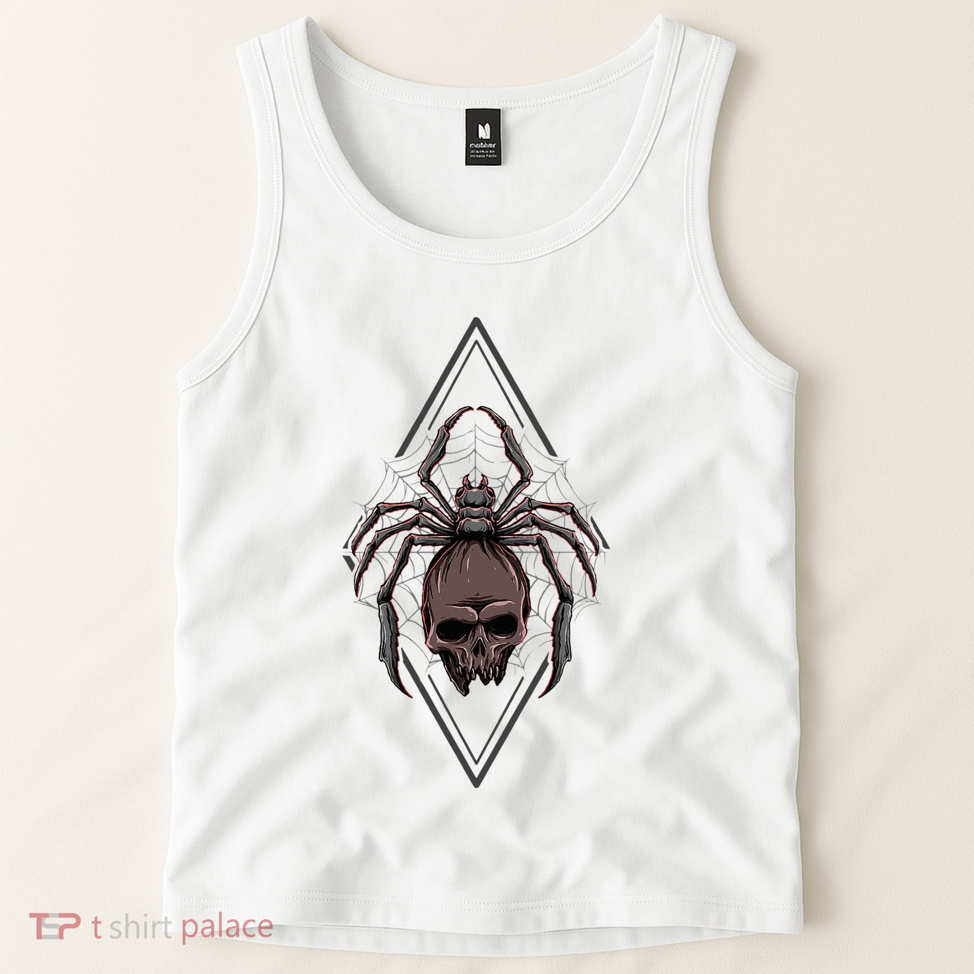 Tarantula Skull Spider Tank Top