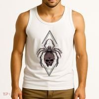 Tarantula Skull Spider Tank Top thumb 3