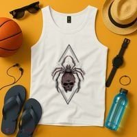 Tarantula Skull Spider Tank Top thumb 4
