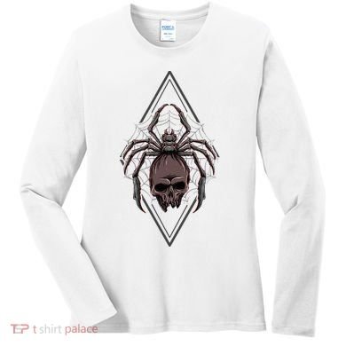 Tarantula Skull Spider Women's Long Sleeve Shirt