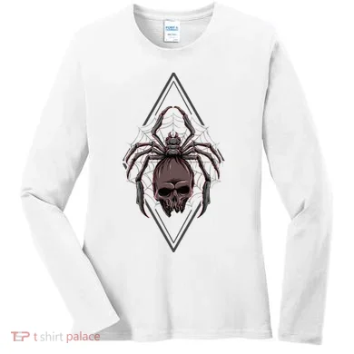 Tarantula Skull Spider Women's Long Sleeve Shirt