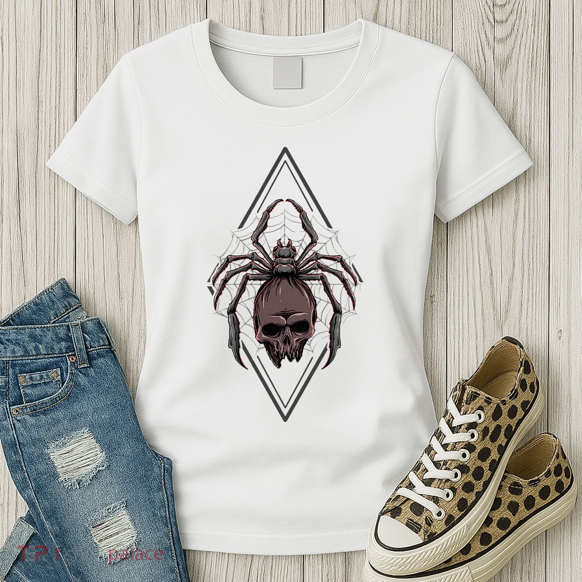 Tarantula Skull Spider Women's T-Shirt