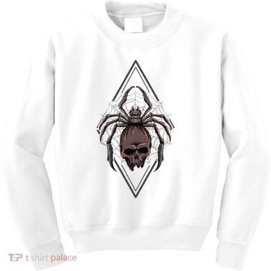 Tarantula Skull Spider Kids Sweatshirt