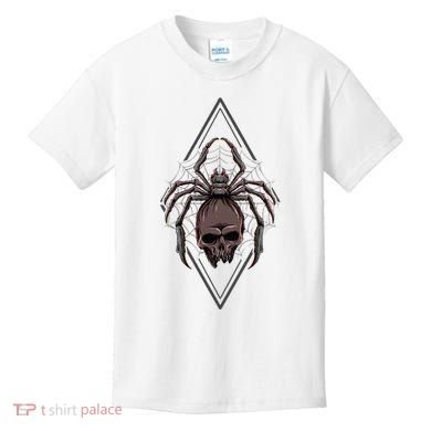 Tarantula Skull Spider Kids T-Shirt