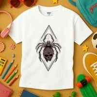 Tarantula Skull Spider Kids T-Shirt thumb 3