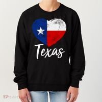 Texas Strong State Flag Heart Women's Sweatshirt thumb 0
