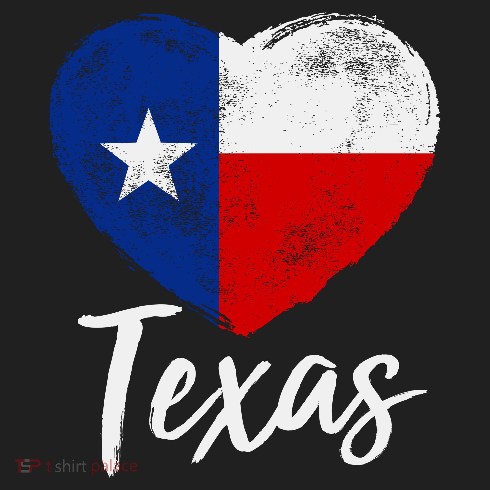 Texas Strong State Flag Heart Women's Sweatshirt