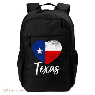 Texas Strong State Flag Heart Backpack