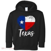 Texas Strong State Flag Heart Toddler Hoodie thumb 0