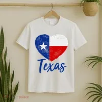 Texas Strong State Flag Heart T-Shirt thumb 2