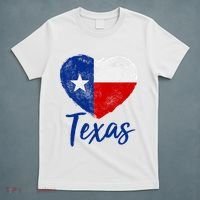 Texas Strong State Flag Heart T-Shirt thumb 5