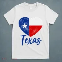 Texas Strong State Flag Heart T-Shirt thumb 5