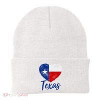 Texas Strong State Flag Heart Beanie thumb 0