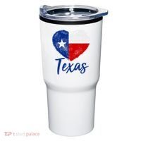 Texas Strong State Flag Heart Tumbler thumb 0