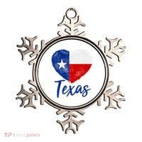 Texas Strong State Flag Heart Ornament thumb 0