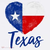 Texas Strong State Flag Heart Ornament thumb 1