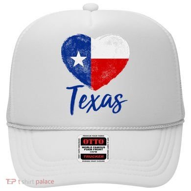 Texas Strong State Flag Heart Hat