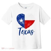 Texas Strong State Flag Heart Toddler T-Shirt thumb 0