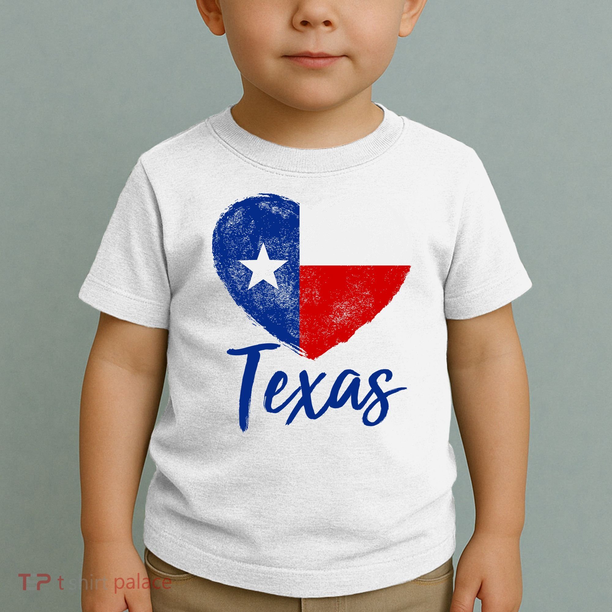 Texas Strong State Flag Heart Toddler T-Shirt