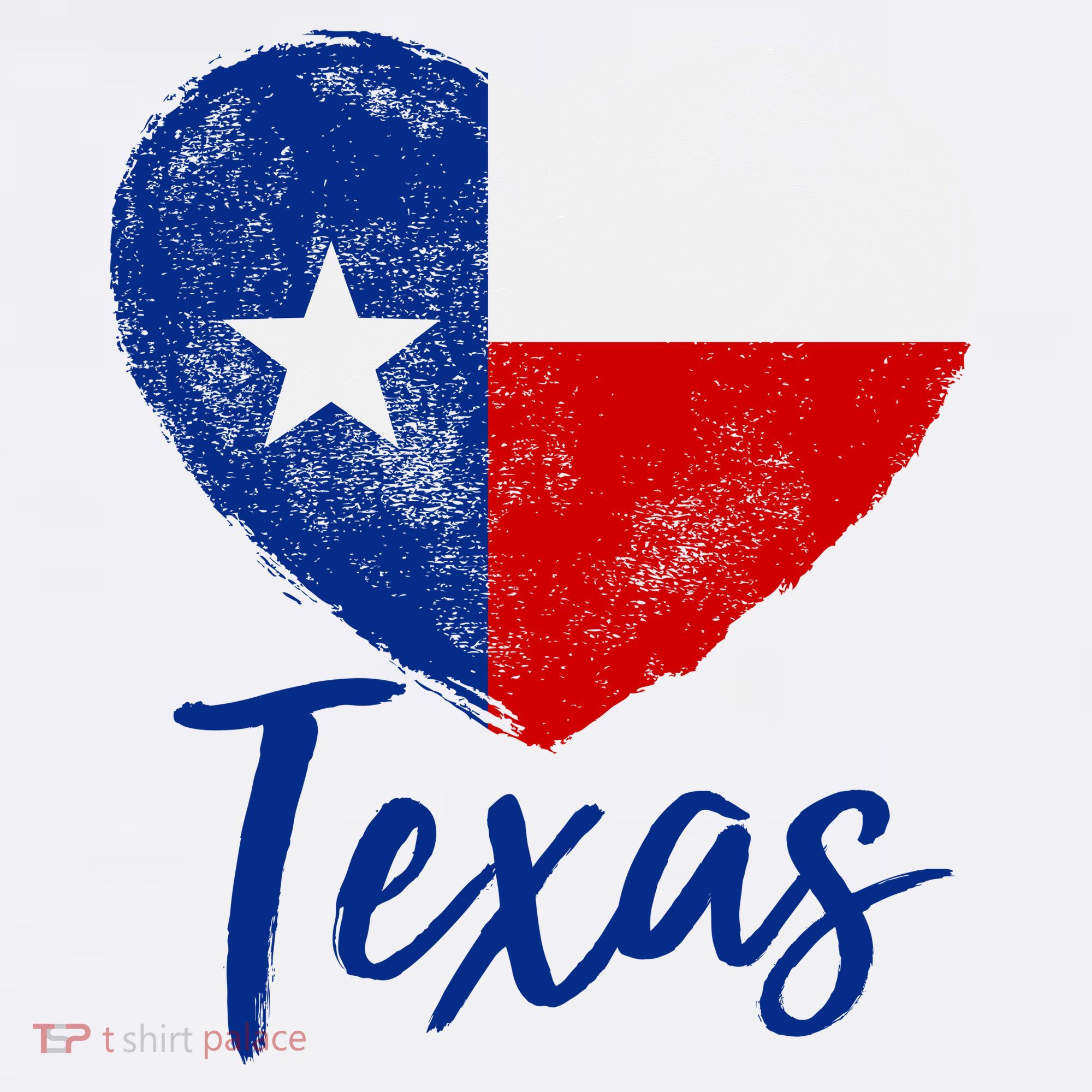 Texas Strong State Flag Heart Women's T-Shirt