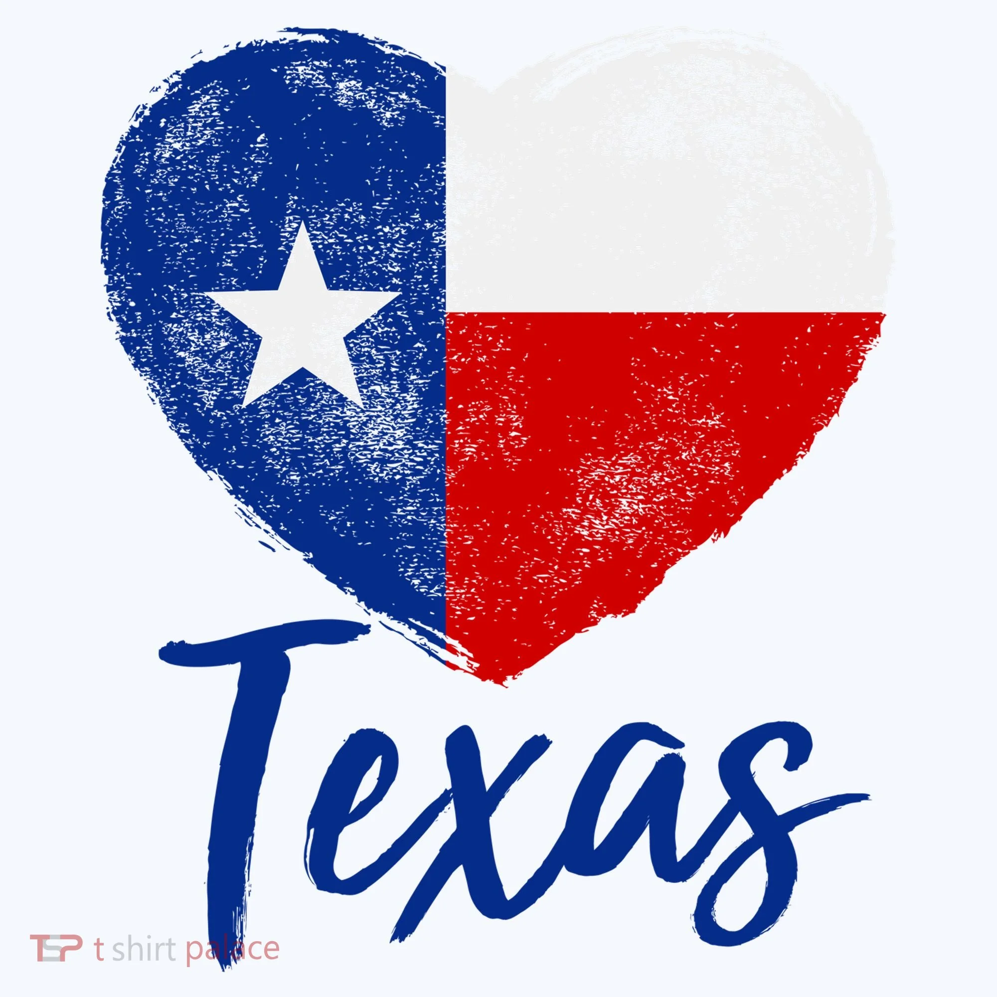Texas Strong State Flag Heart Women's T-Shirt