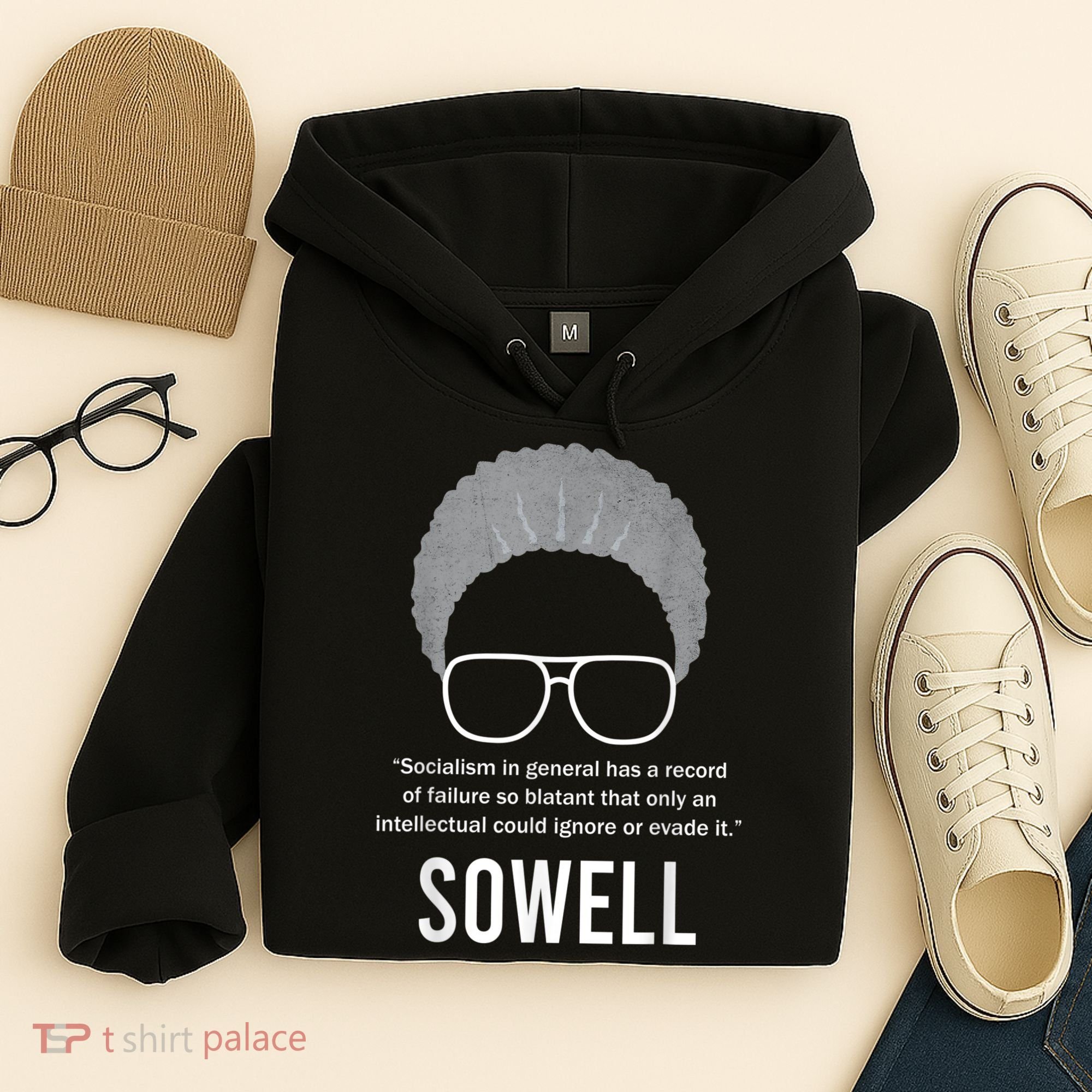 Thomas Sowell Socialism Quote Black History Month Hoodie