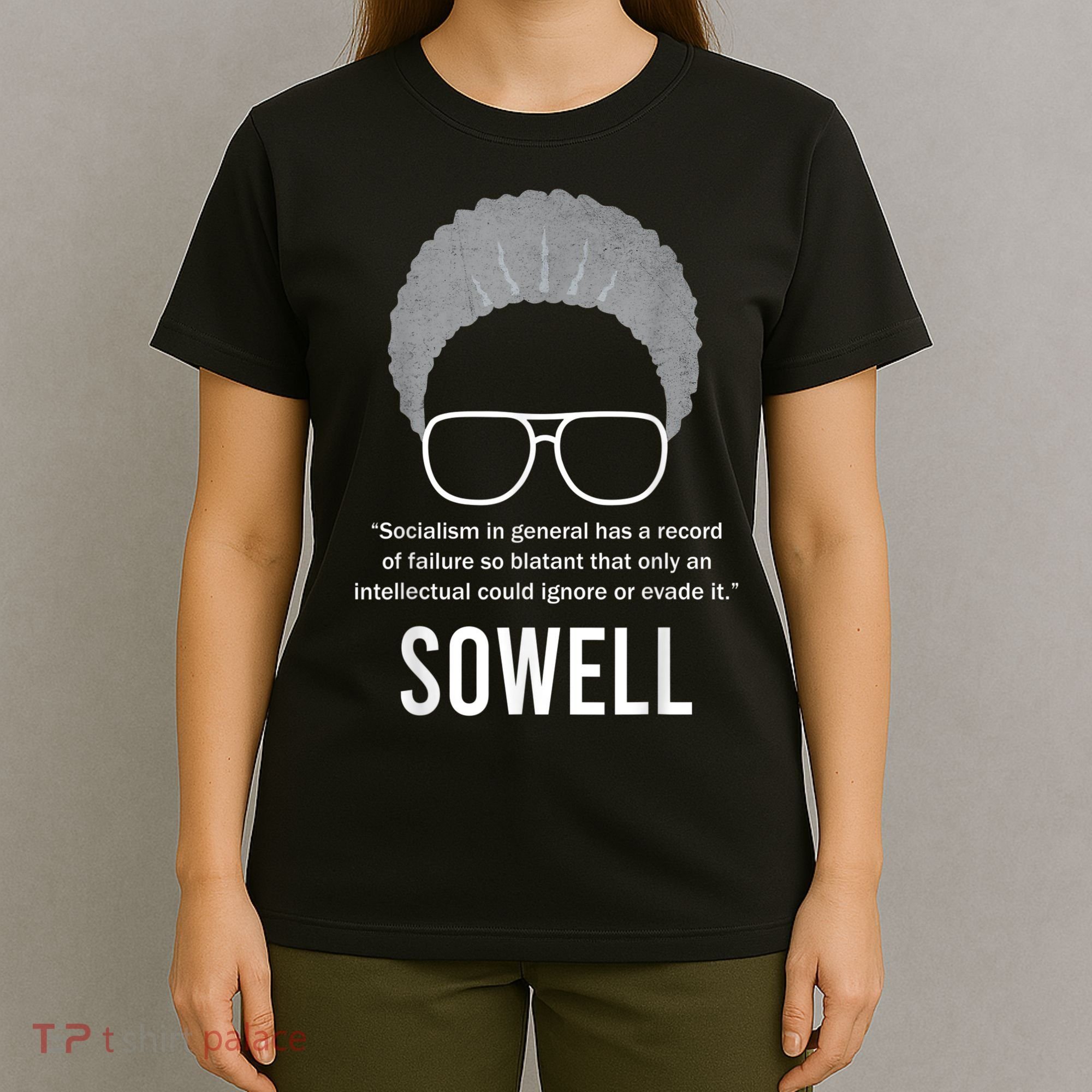 Thomas Sowell Socialism Quote Black History Month T-Shirt