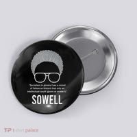 Thomas Sowell Socialism Quote Black History Month Button thumb 0