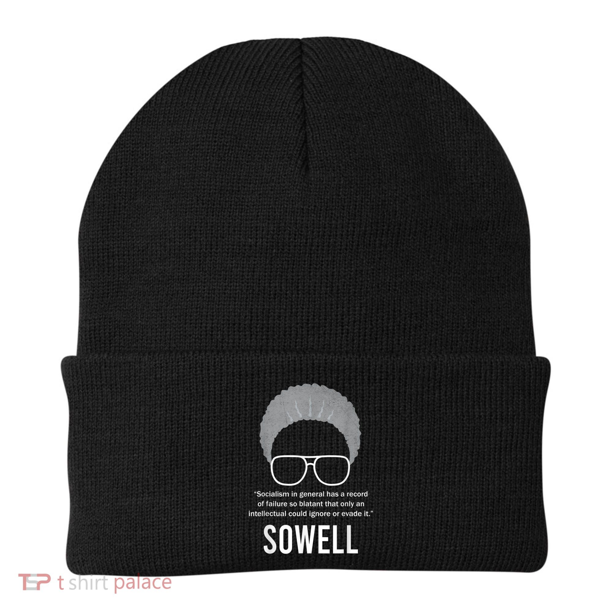 Thomas Sowell Socialism Quote Black History Month Beanie