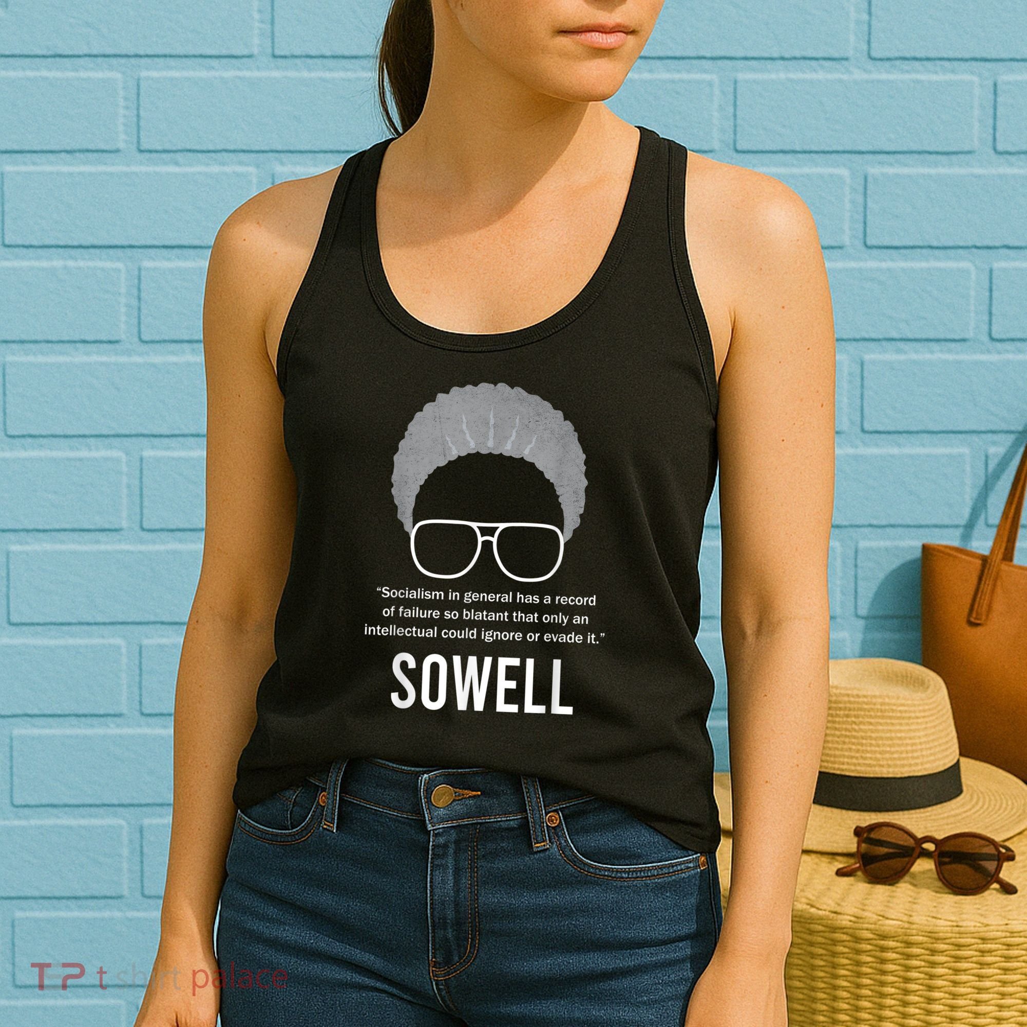 Thomas Sowell Socialism Quote Black History Month Women's Tank Top
