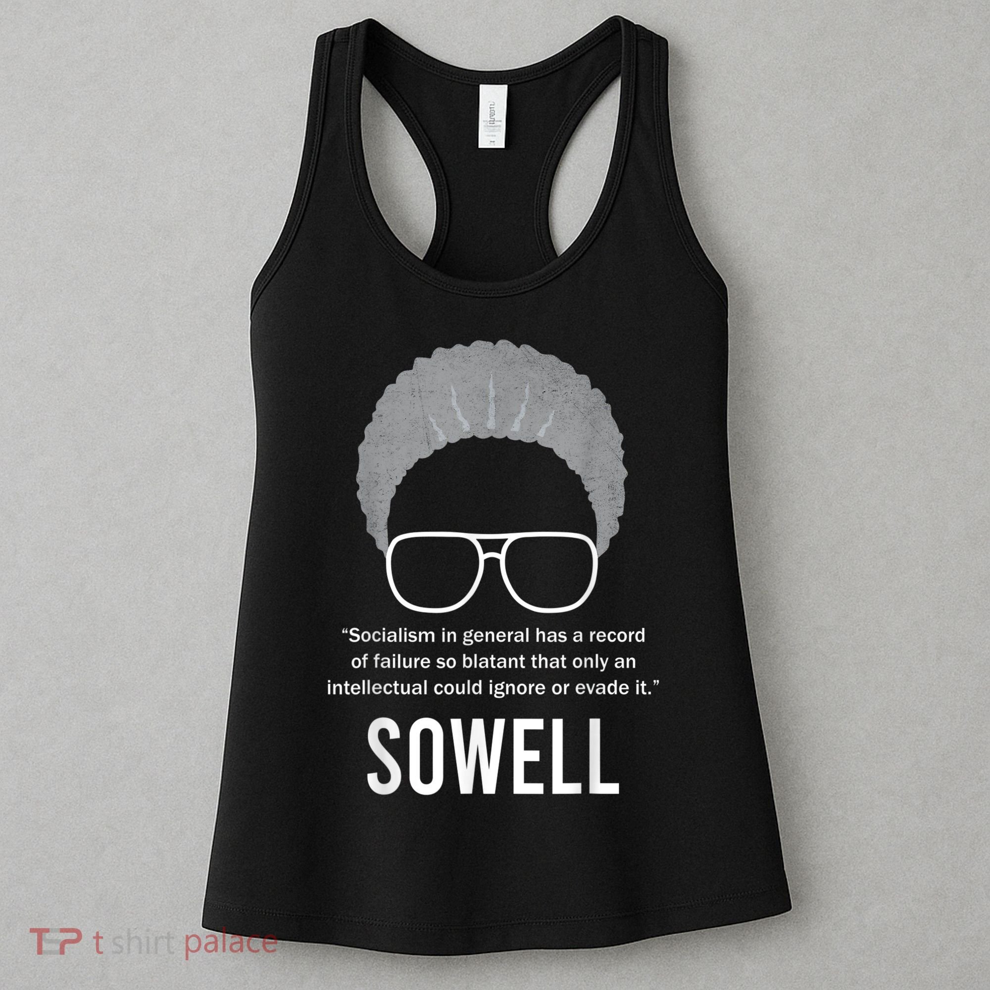 Thomas Sowell Socialism Quote Black History Month Women's Tank Top