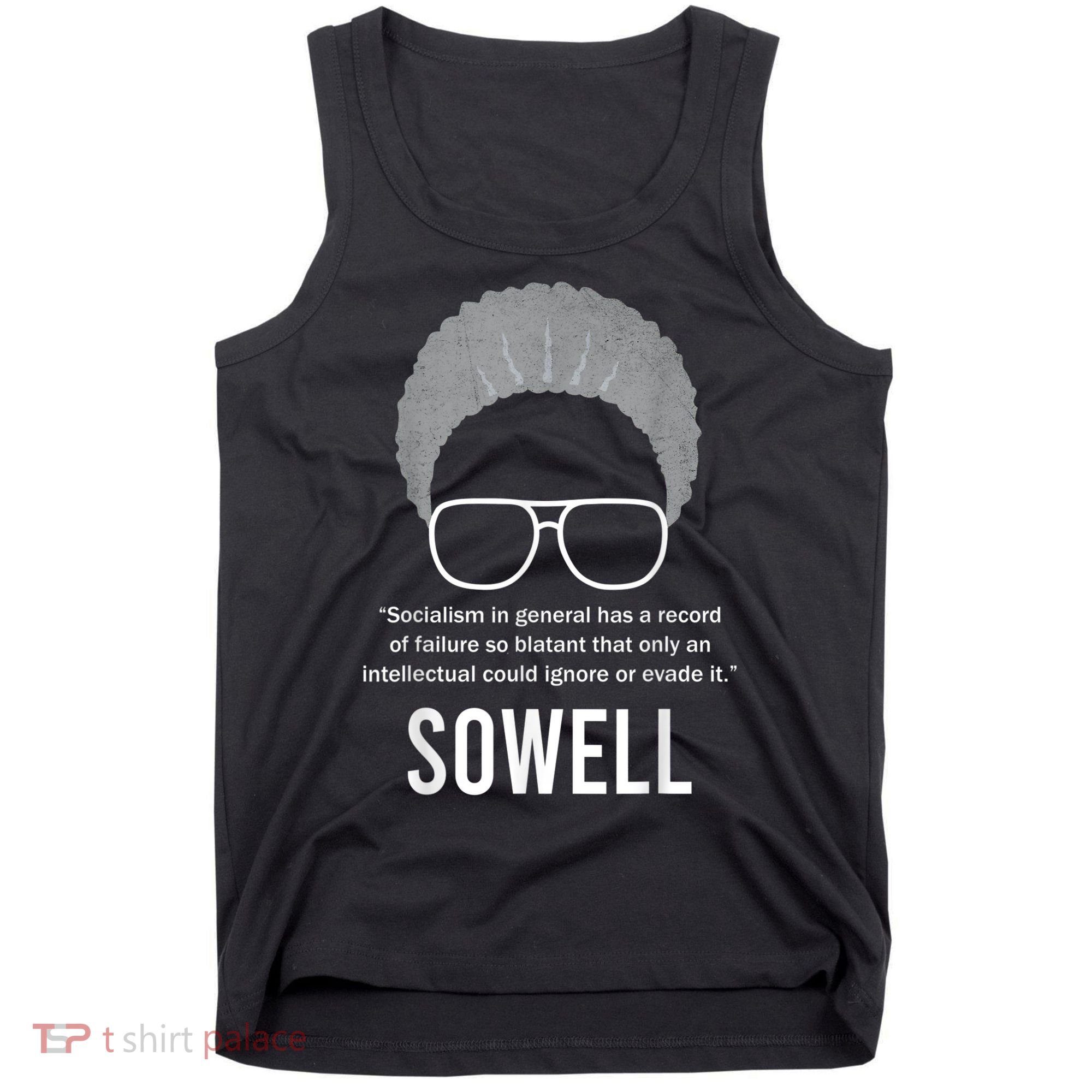 Thomas Sowell Socialism Quote Black History Month Tank Top