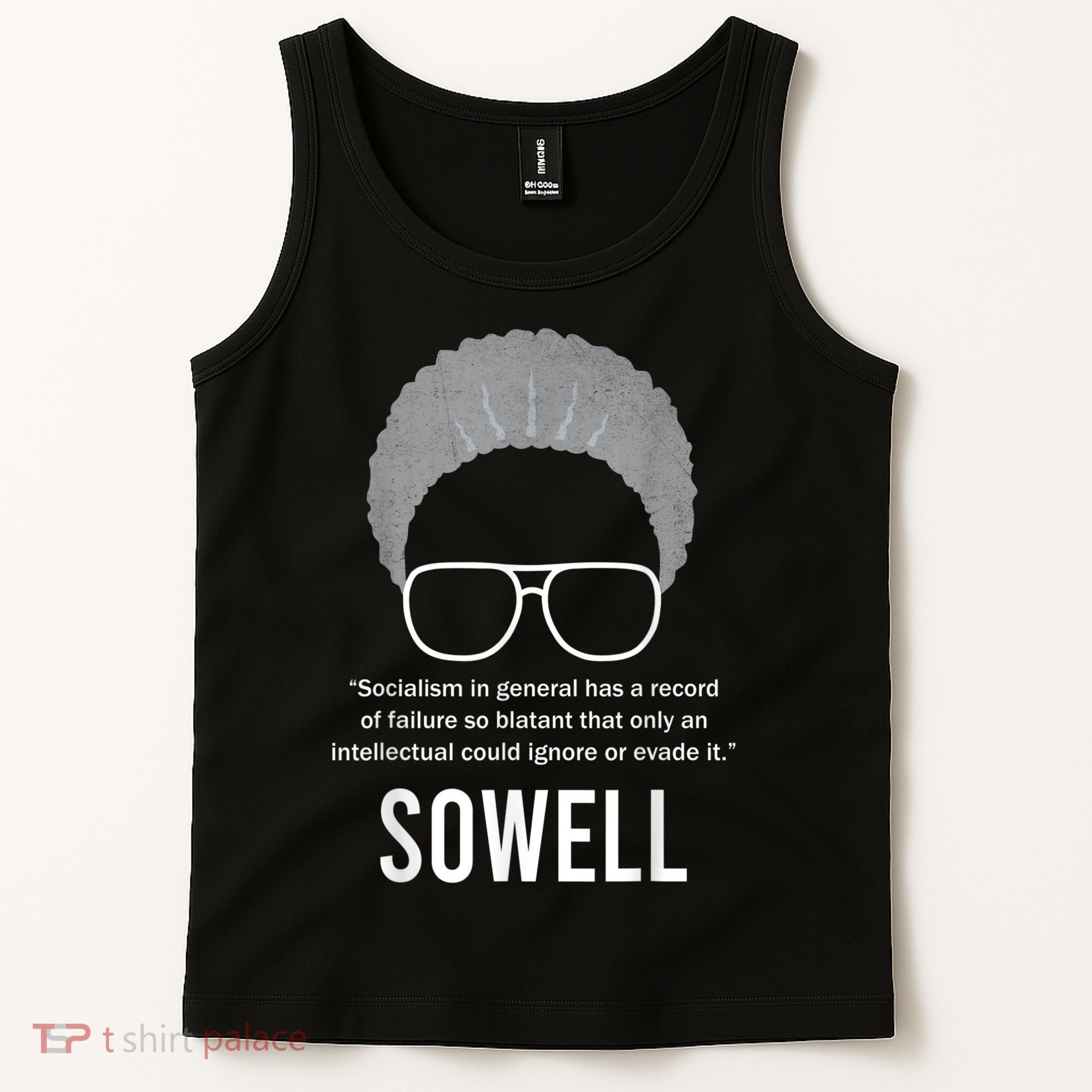 Thomas Sowell Socialism Quote Black History Month Tank Top