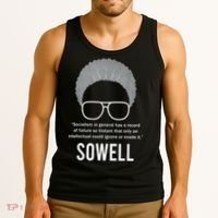 Thomas Sowell Socialism Quote Black History Month Tank Top thumb 3