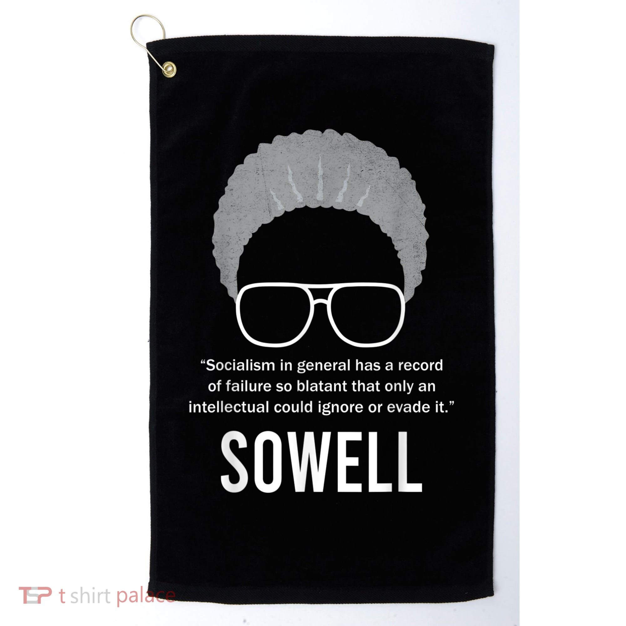Thomas Sowell Socialism Quote Black History Month Golf Towel