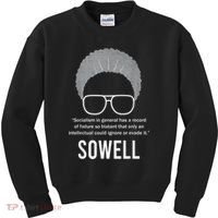 Thomas Sowell Socialism Quote Black History Month Kids Sweatshirt thumb 0