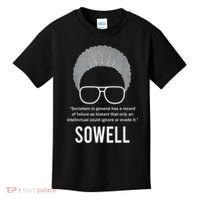 Thomas Sowell Socialism Quote Black History Month Kids T-Shirt thumb 0